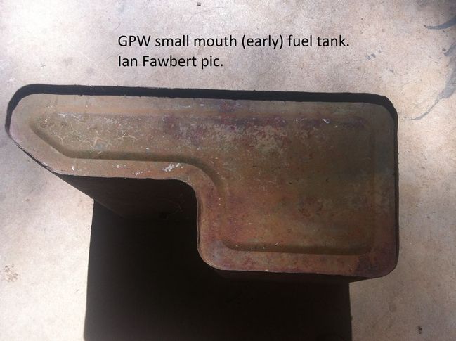 GPW small mouth fuel tank