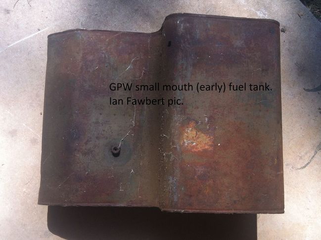 GPW small mouth fuel tank