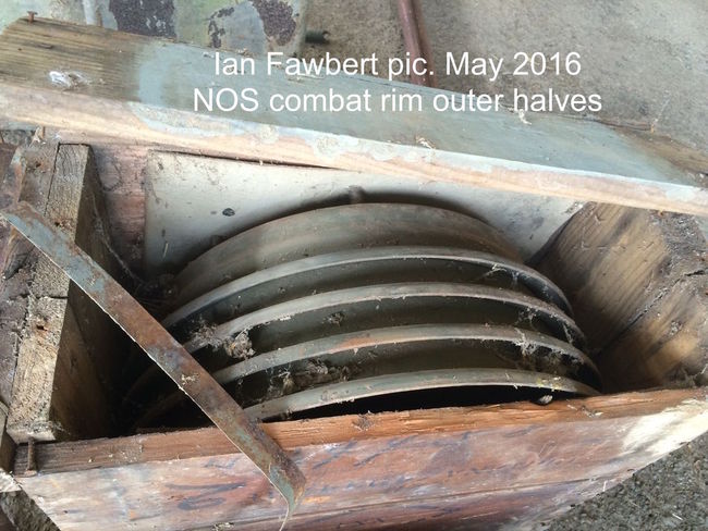 NOS combat rim outer halves.
