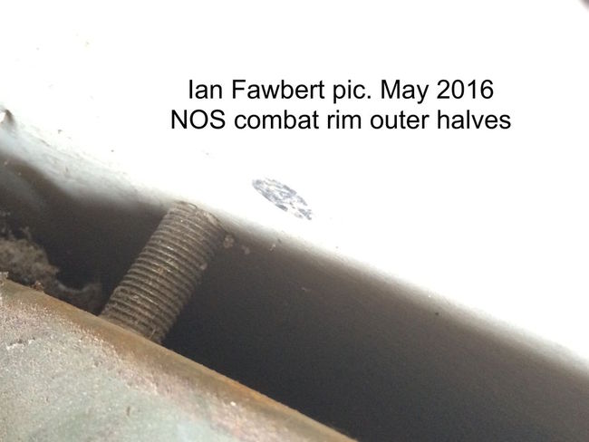NOS combat rim outer halves.