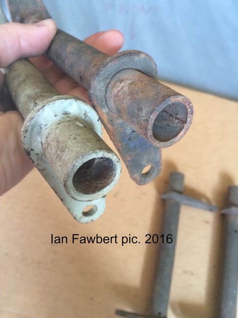 clutch and brake pivot tubes