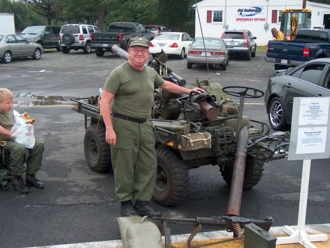 Calvin Youngblood with his Mule