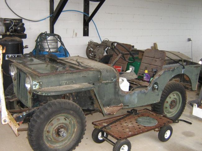1948 Lefty parts jeep