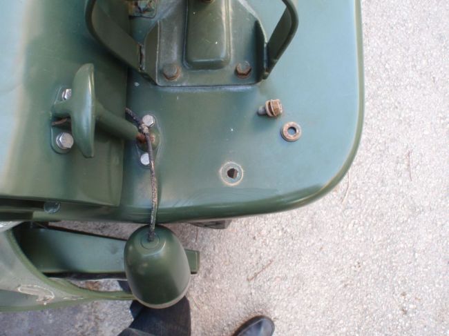 Fender with Clearence Light Assy taken off