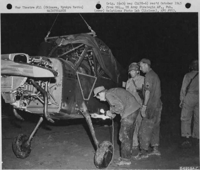 L 5, Okinawa, 1945.