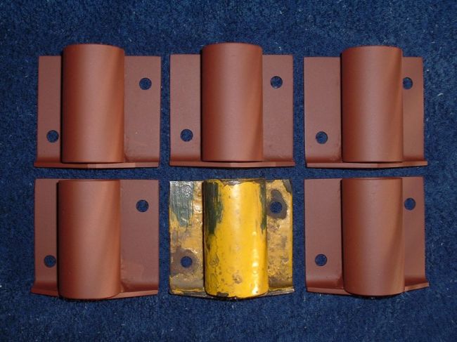Matt's work on the litter brackets