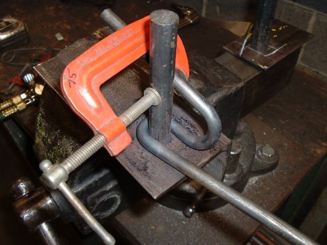 Matt's work on the litter brackets