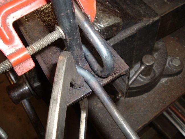 Matt's work on the litter brackets