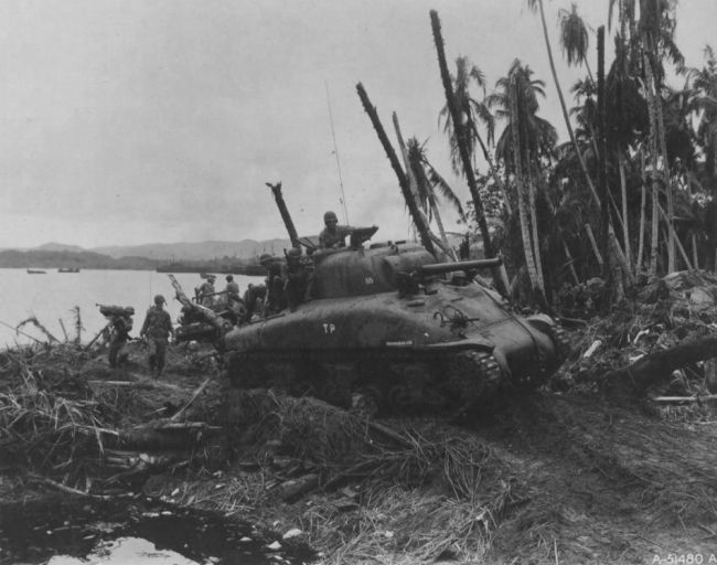 Hollandia in Humboldt Bay, New Guinea