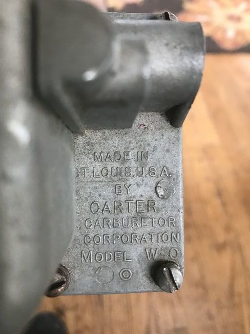 Carter WO Carb