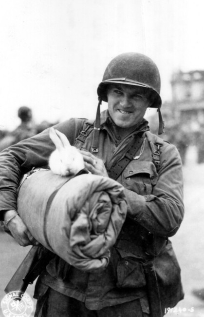 Soldier and a rabit