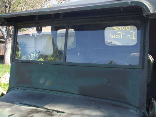 Script Willys Window Frame