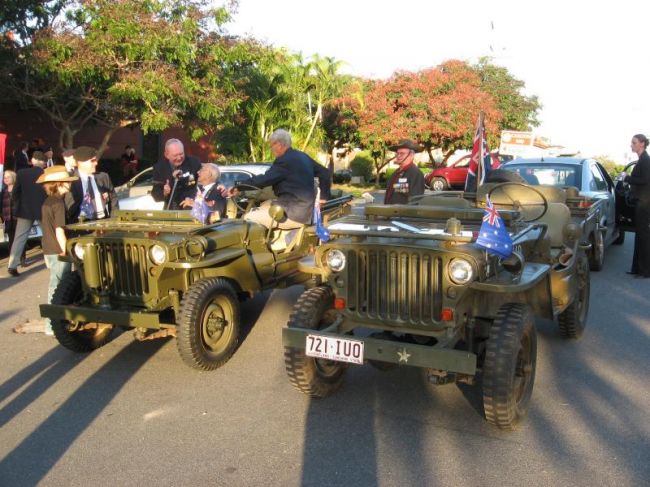 First march of the morning, Annerley