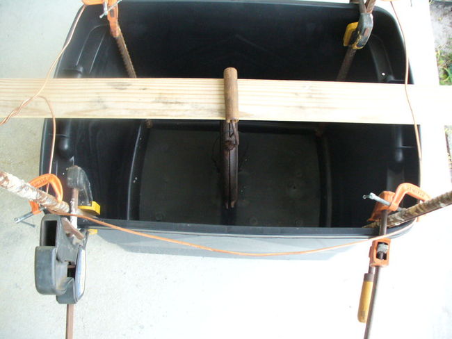 electrolysis set up
