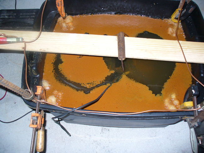 electrolysis set up