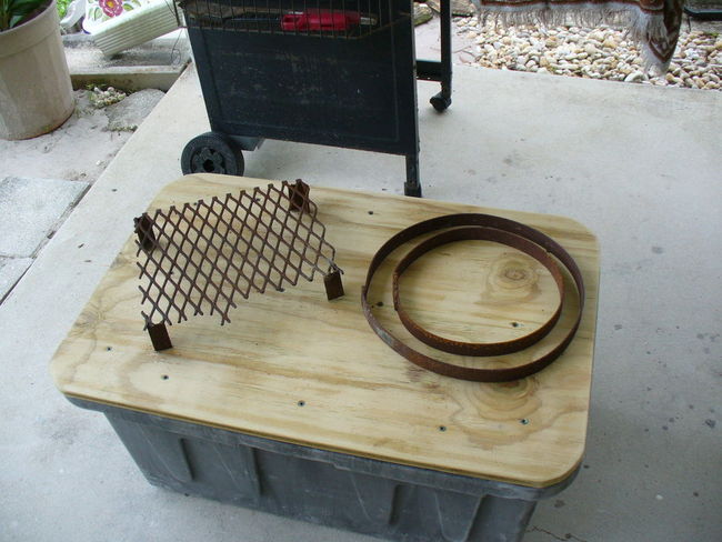 cast iron travel/storage box