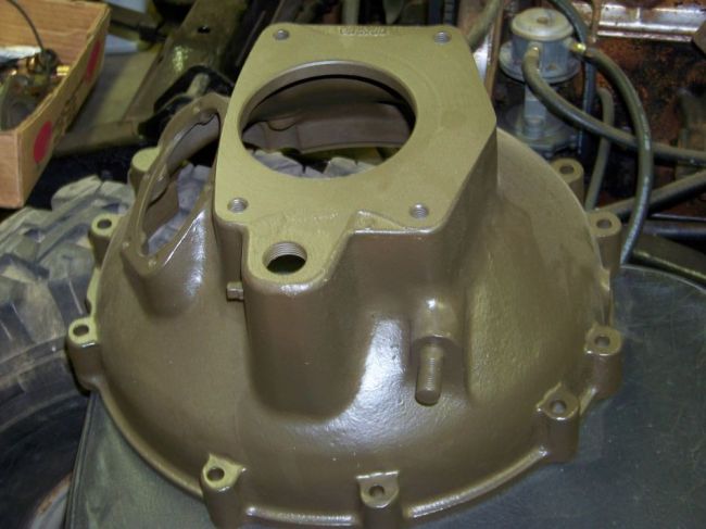 Painting bell housing