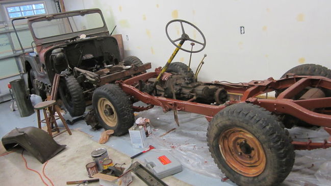 2 M38A1's in my shop