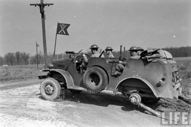 Ft. Sheridan.  March 1942