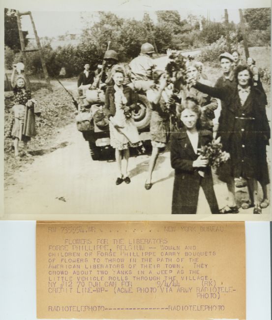 Flowers for the Liberators. 9-4-44