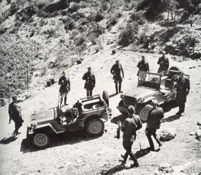 jeeps in Yugoslav Army
