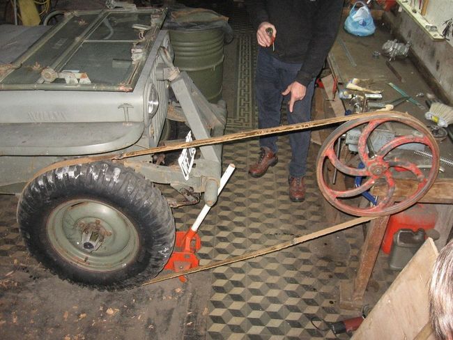 Wash and Saw pulley