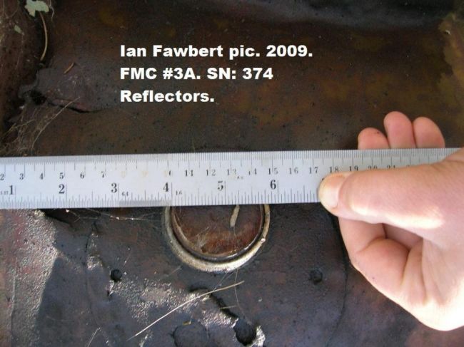 FMC #3a, SN 374 Reflectors.