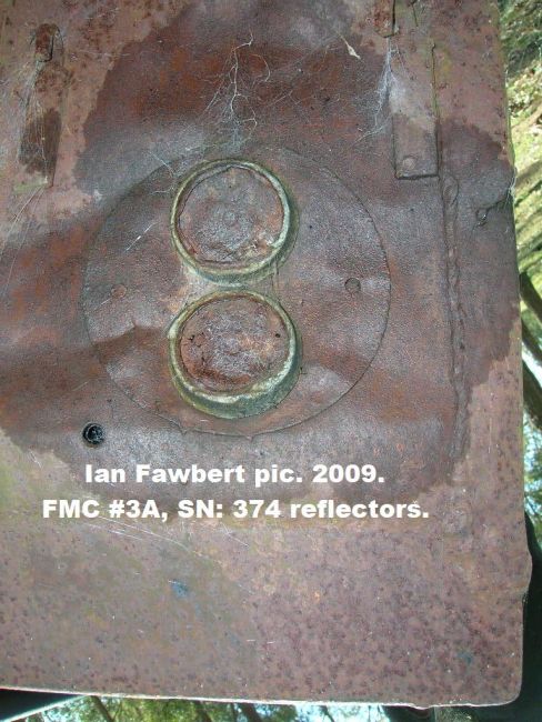 FMC #3a, SN 374 Reflectors.