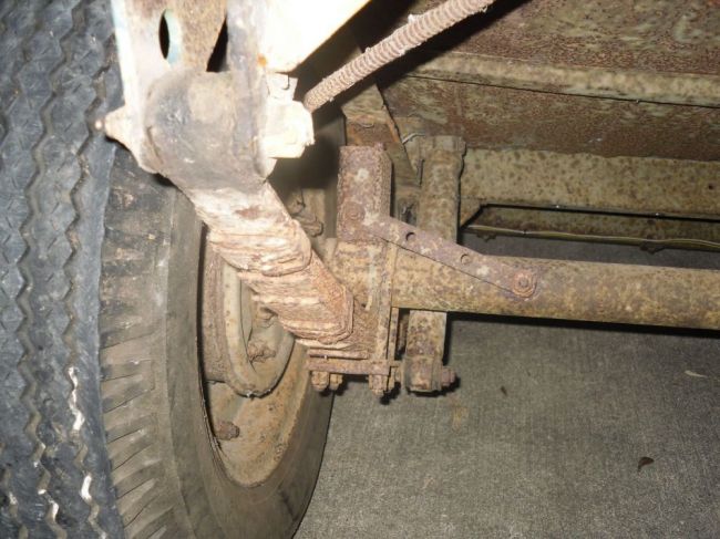 Left Suspension From Front