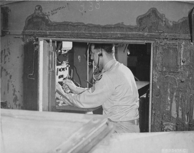 Radio equipment has been installed in DUKW