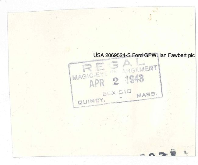 USA 2069524 S Ford GPW