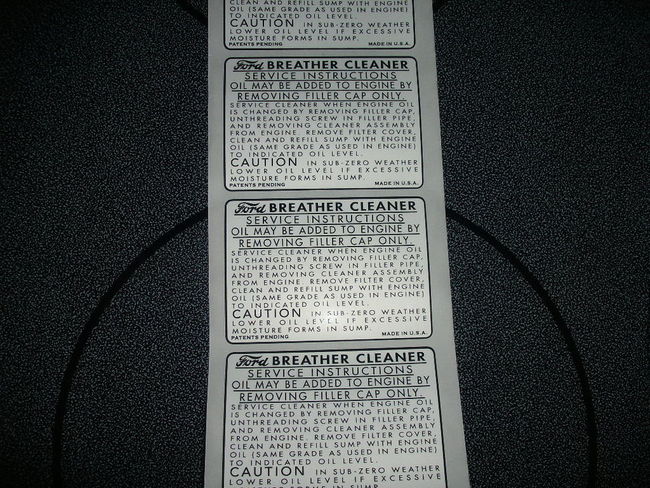 M20/M8 breather decal