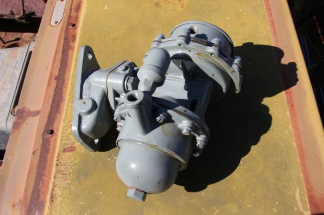 Half track fuel/vacuum pump
