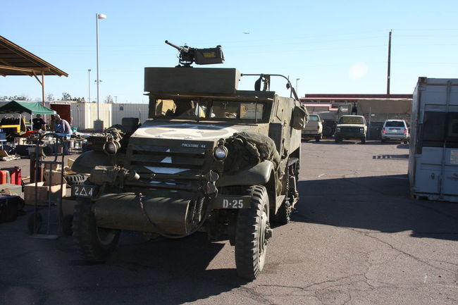 Military vehicle show