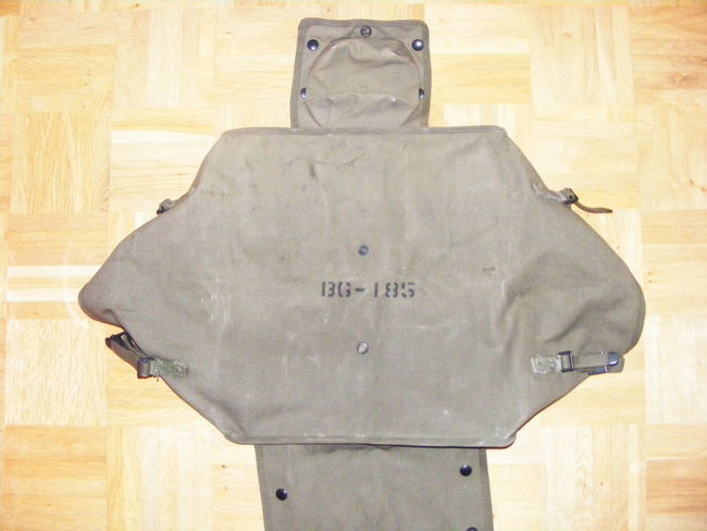 folded on top