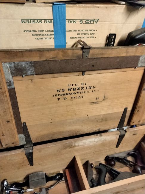 WW1 carpenter tool/wheelwright chest