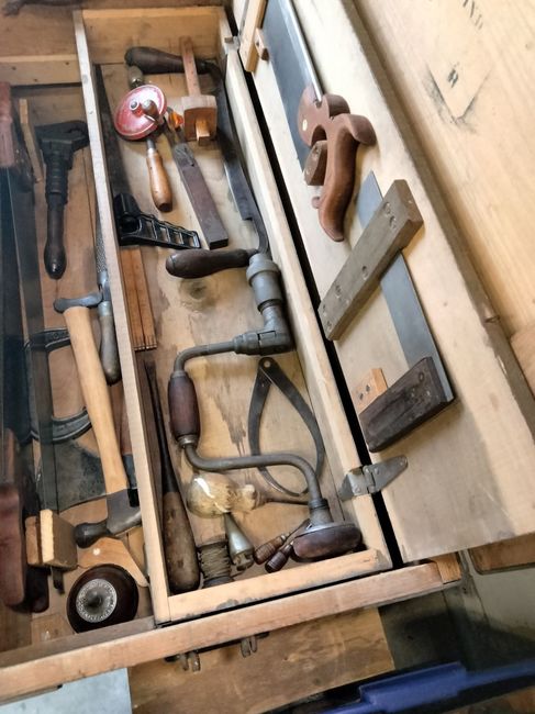 WW1 carpenter tool/wheelwright chest