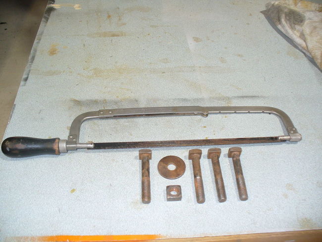 Saw and bolts