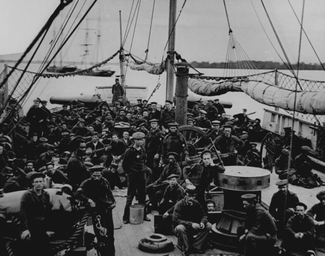 CivilWar_Mendota_Marines_sailors_1864