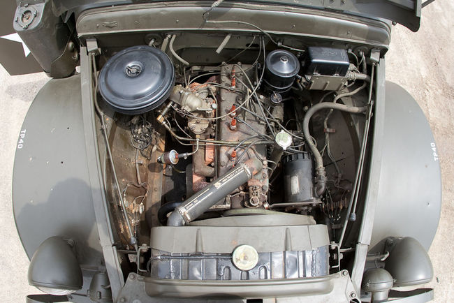 M37 engine compartment