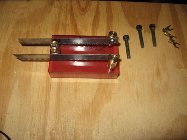 Homebrew paddel cw key