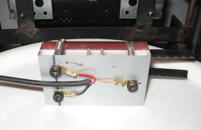Homebrew paddel cw key