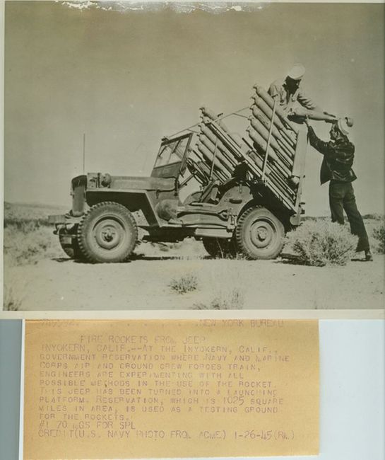 Fire Rockets From Jeep