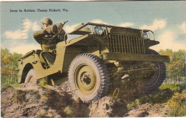 Jeep Action, Camp Pickett, Va.