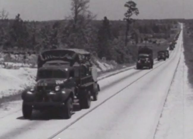 U.S. Army convoy 1940