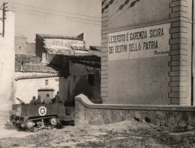 Halftrack in Italy