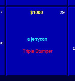Jeopardy Quiz Show Question
