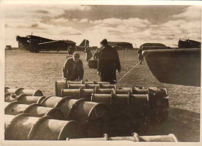 At an airfield in East
