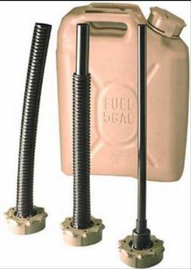 US jerrycan and pouring spouts