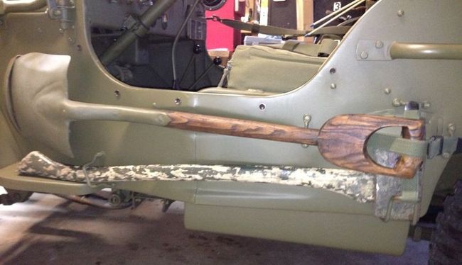 GPW Shovel and Axe Mount